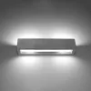LED fali lámpa VEGA 2xE27 négyszögletes fali lámpa 50cm beton SOLLUX
