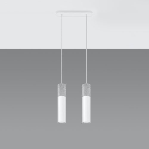 BORGIO 2xGU10 fehér LED mennyezeti lámpa SOLLUX