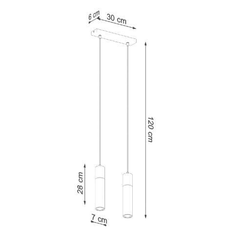 Mennyezeti mennyezeti LED lámpa ZANE 2xGU10 Szürke SOLLUX