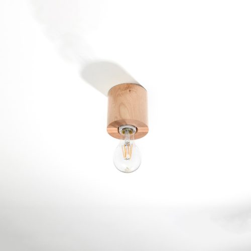 Felületre szerelhető lámpatest SALGADO E27 Spot Wooden SOLLUX