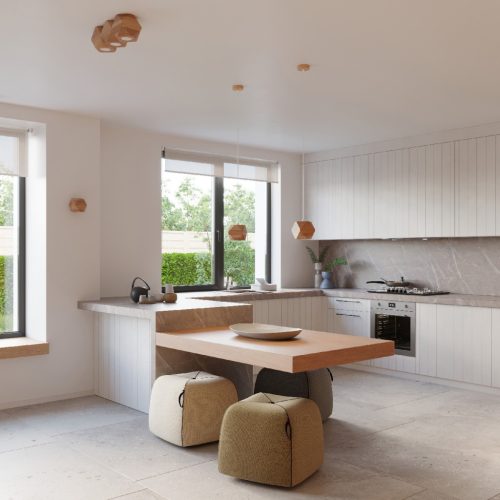 Felületre szerelhető lámpatest WOODY GU10 Geometric Wooden SOLLUX