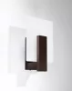 LAPPO E14 LED fali lámpa, SOLLUX Wenge fali lámpa