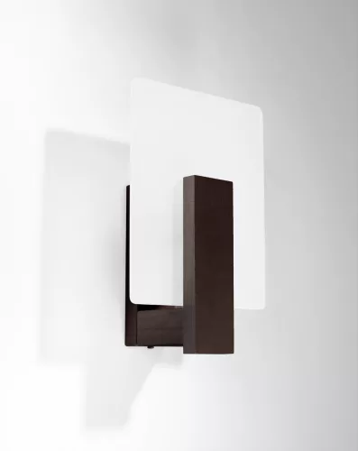 LAPPO E14 LED fali lámpa, SOLLUX Wenge fali lámpa