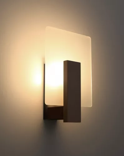 LAPPO E14 LED fali lámpa, SOLLUX Wenge fali lámpa