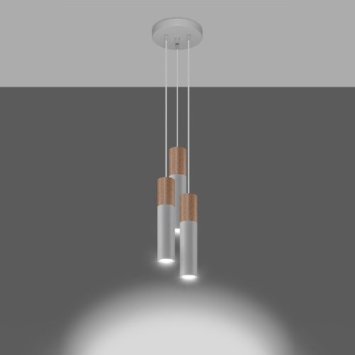 LED függőlámpa PABLO 3P 3xGU10 Fehér SOLLUX