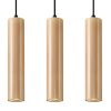 LINO 3L 3xGU10 skandináv fa függő mennyezeti lámpa SOLLUX