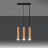 LINO 3L 3xGU10 skandináv fa függő mennyezeti lámpa SOLLUX