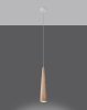LED függő mennyezeti lámpa SULA GU10 túlnyúló természetes fa SOLLUX