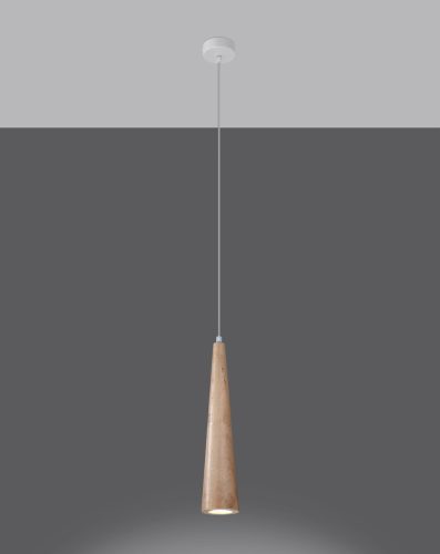 LED függő mennyezeti lámpa SULA GU10 túlnyúló természetes fa SOLLUX