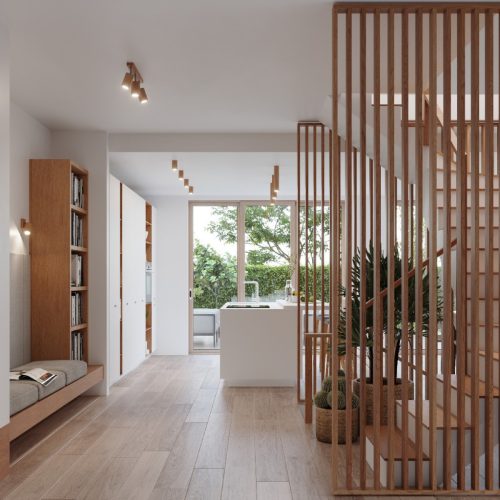 ZEKE mennyezeti lámpa 4xGU10 spotlámpa halogén lámpatest 80cm tölgy SOLLUX