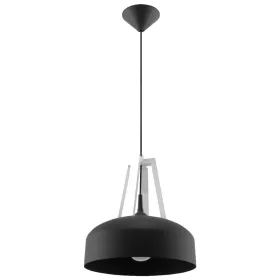   CASCO E27 LED függesztett mennyezeti lámpa fekete-fehér SOLLUX