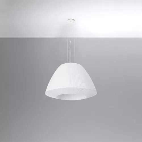 LED függő mennyezeti lámpa BELLA 3xE27 csillár 60cm fehér SOLLUX