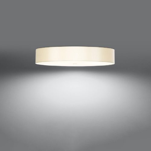 SKALA LED mennyezeti lámpa 6xE27 kerek lámpatest 80cm fehér SOLLUX