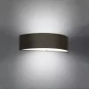 LED fali lámpa SKALA 2xE27 félkör alakú fali lámpa fekete SOLLUX