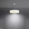 LED függő mennyezeti lámpa SATURNO SLIM 5xE27 csillár 50cm fehér SOLLUX