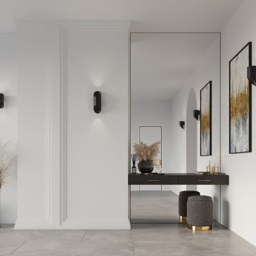 PENNE G9 LED fali lámpa felső alsó 20cm fekete SOLLUX