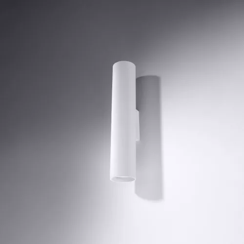 LAGOS 2 Oldalfali lámpa 2xGU10 Fel-Le Minimalista Fehér SOLLUX