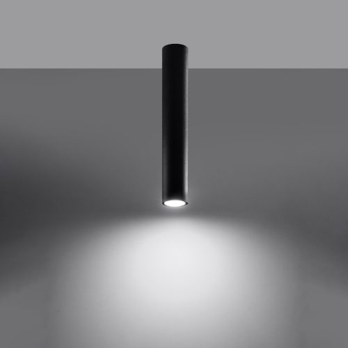 Felületre szerelhető LAGOS GU10 halogén spotcső 40cm fekete SOLLUX