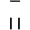 LAGOS 2 Függesztett mennyezeti lámpa 2xGU10 Minimalista Fekete SOLLUX