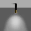 LOOPEZ GU10 Spot Tube Felületre szerelhető elegáns fekete és arany SOLLUX