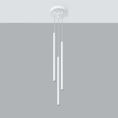 PASTELO 3P 3xG9 Függesztett mennyezeti lámpa Minimalista Fehér SOLLUX