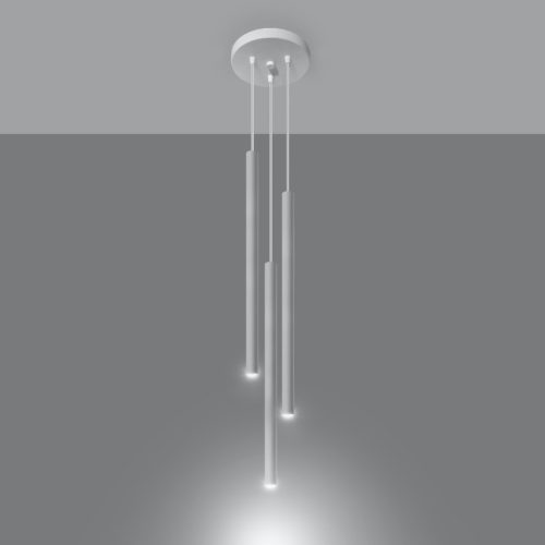 PASTELO 3P 3xG9 Függesztett mennyezeti lámpa Minimalista Fehér SOLLUX