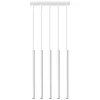PASTELO 5 függesztett mennyezeti lámpa 5xG9 túlnyúló minimalista fehér SOLLUX