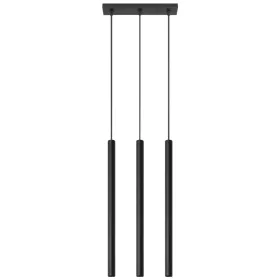  PASTELO 3 függesztett mennyezeti lámpa 3xG9 túlnyúló minimalista fekete SOLLUX