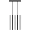 PASTELO 5 függesztett mennyezeti lámpa 5xG9 túlnyúló minimalista fekete SOLLUX
