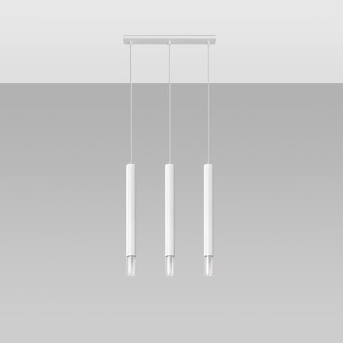 WEZYR LED függő mennyezeti lámpa 3xG9 fehér SOLLUX