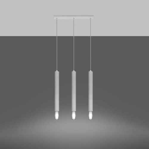 WEZYR LED függő mennyezeti lámpa 3xG9 fehér SOLLUX