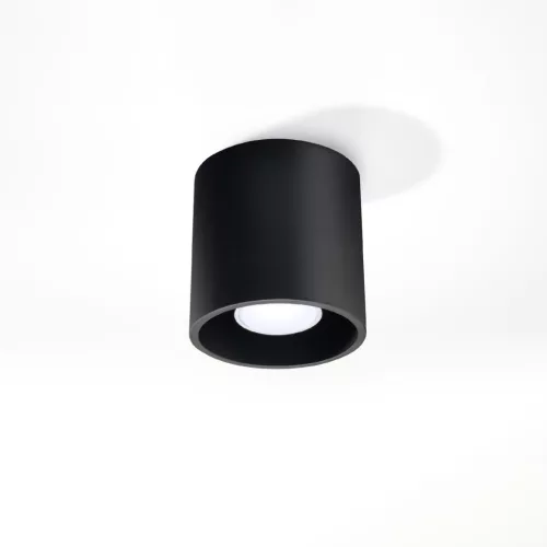 Felületre szerelhető lámpatest ORBIS 1 GU10 Spot Tube Minimalist Fekete SOLLUX