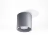 Felületre szerelhető lámpatest ORBIS 1 GU10 Spot Tube Minimalista Szürke SOLLUX