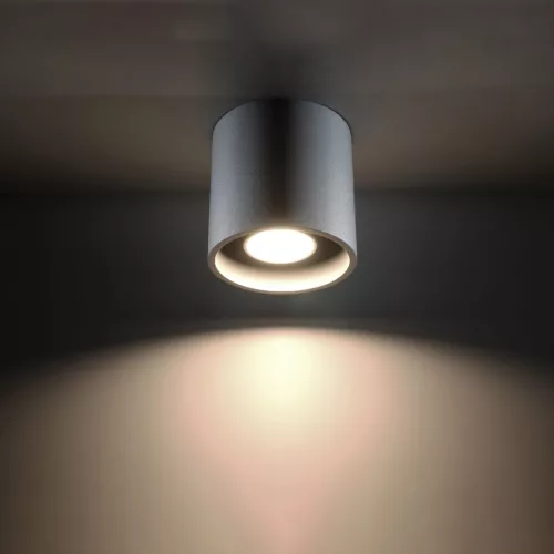 Felületre szerelhető lámpatest ORBIS 1 GU10 Spot Tube Minimalista Szürke SOLLUX