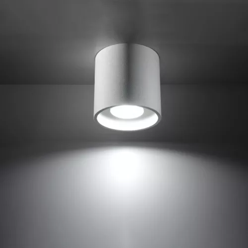 Felületre szerelhető lámpatest ORBIS 1 GU10 Spot Tube Minimalist Fehér SOLLUX