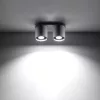 Felületre szerelhető lámpatest ORBIS 2 2xGU10 Minimalista szürke cső SOLLUX
