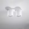 Felületre szerelhető lámpatest ORBIS 2 2xGU10 Minimalist White Tube SOLLUX
