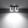 Felületre szerelhető lámpatest ORBIS 2 2xGU10 Minimalist White Tube SOLLUX