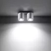 Felületre szerelhető lámpatest ORBIS 2 2xGU10 Minimalist White Tube SOLLUX