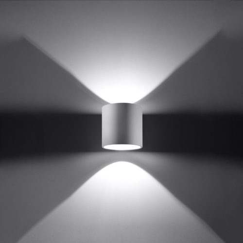 ORBIS 1 G9 csöves fali lámpa fel-le minimalista fehér SOLLUX