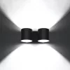 LED fali lámpa ORBIS 2xG9 fali lámpa fel le fekete SOLLUX