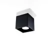 Felületre szerelhető lámpatest QUAD 1 GU10 Spot Cube Minimalista Fekete SOLLUX