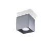 Felületre szerelhető lámpatest QUAD 1 GU10 Spot Cube Minimalista Szürke SOLLUX