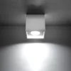 Felületre szerelhető lámpatest QUAD 1 GU10 Spot Minimalist Cube Fehér SOLLUX