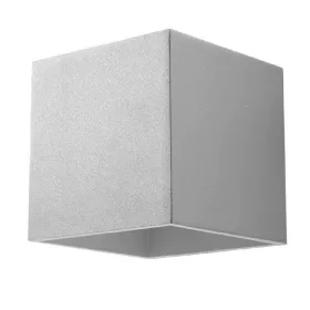   QUAD 1 G9 fali lámpa fel-le kocka minimalista szürke SOLLUX