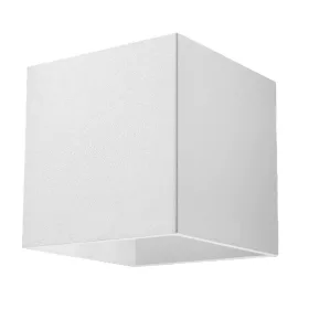 QUAD 1 G9 fali lámpa fel-le kocka minimalista fehér SOLLUX