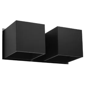   LED fali lámpa QUAD 2xG9 fali lámpa felfelé lefelé fekete SOLLUX