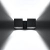 LED fali lámpa QUAD 2xG9 fali lámpa felfelé lefelé fekete SOLLUX
