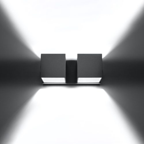 LED Fali lámpa QUAD 2xG9 Fali lámpa Fel Le Szürke SOLLUX