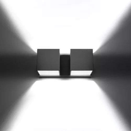 LED Fali lámpa QUAD 2xG9 Fali lámpa Fel Le Szürke SOLLUX